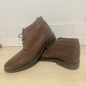 Men's Dark Brown Leather Chukka Boot - Size US 9 M